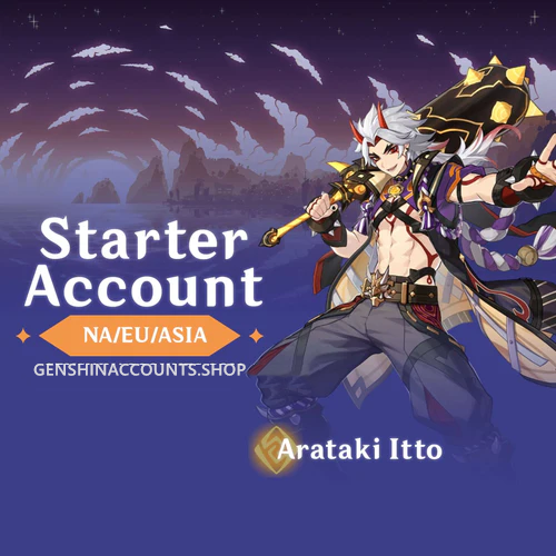 Arataki Itto - AR10 Genshin Impact Starter Account
