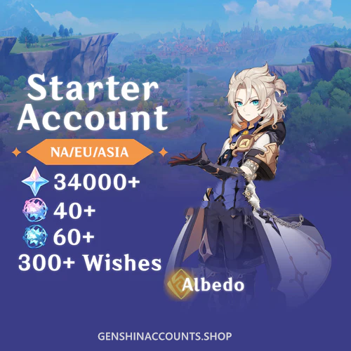 Albedo - AR40+ Genshin Impact Farmed Starter Account